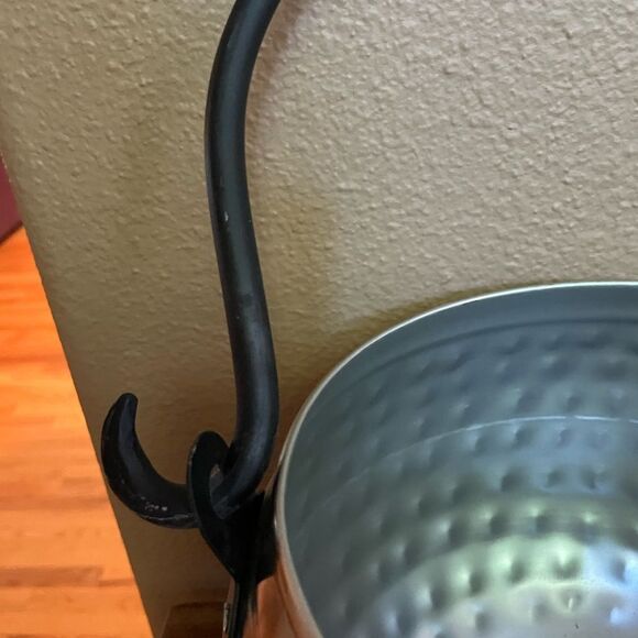 Hammered Metal Large Silver Pumpkin - Picture 5 of 16